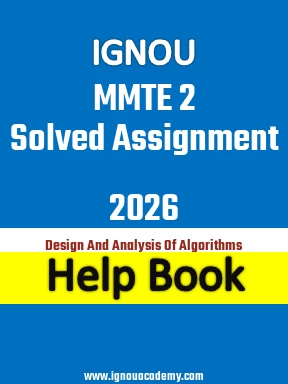 IGNOU MMTE 2 Solved Assignment 2026